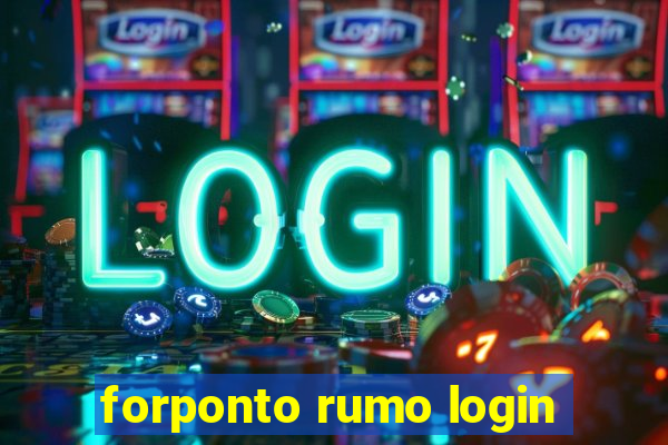 forponto rumo login